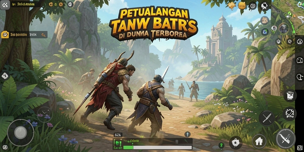 Gameplay seru di dunia terbuka 5ZK menunggu untuk dijelajahi.