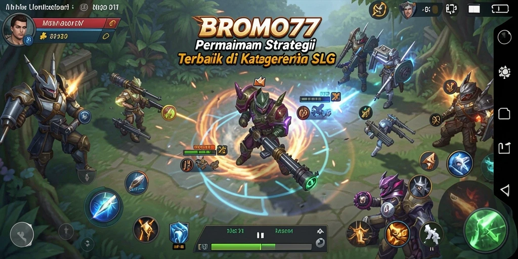 Screenshot utama BROMO77 menunjukkan pertempuran strategi yang seru dan mendebarkan.