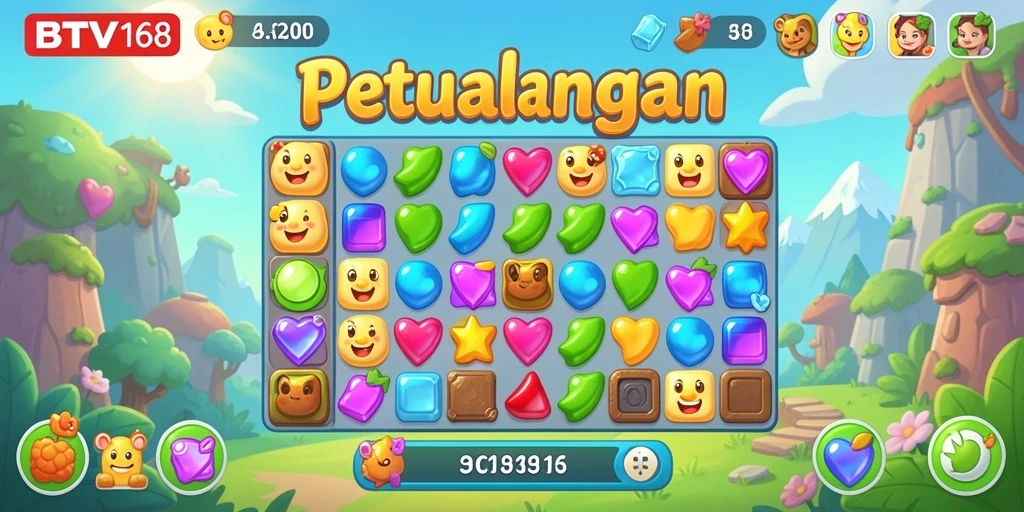 Tampilan gameplay BTV168 yang mengasyikkan dan penuh warna.