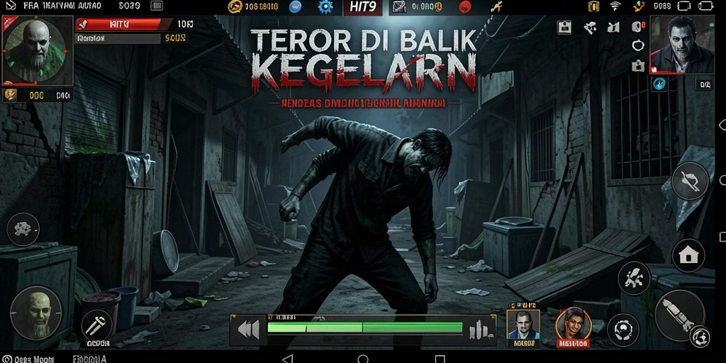 Gameplay HIT9 yang menakutkan dan penuh misteri.