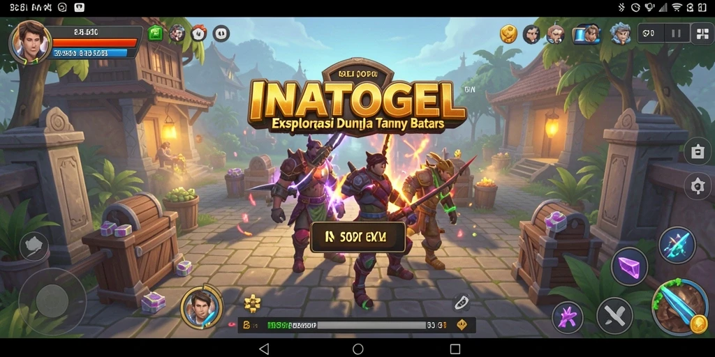 Tampilan menarik dari gameplay Open World INATOGEL.