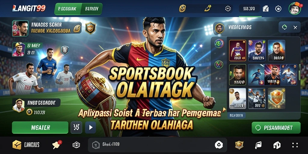 Tampilan layar utama LANGIT99 dengan opsi taruhan menarik.