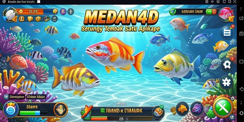 Gameplay seru di MEDAN4D dengan aksi tembak ikan yang menegangkan.