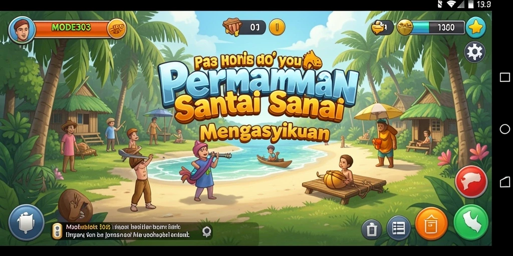 Screenshot MODE303 menampilkan aksi seru dalam game casual yang menyenangkan.