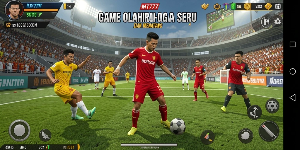 Screenshot gameplay MT777 menampilkan pertandingan seru dan atmosfer kompetisi.