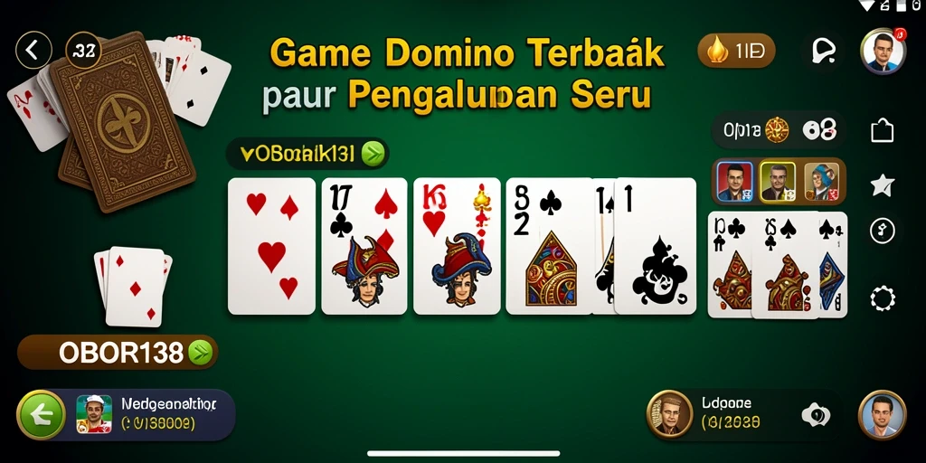 Tangkapan layar gameplay seru dari OBOR138 yang menunjukkan aksi Domino.