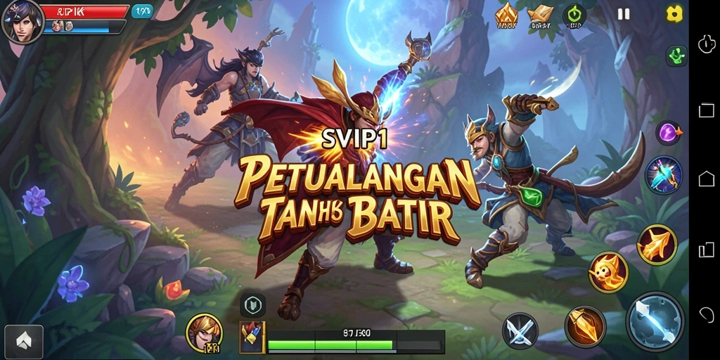 Tampilan permainan SVIP1 yang menawan dalam misi petualangan.