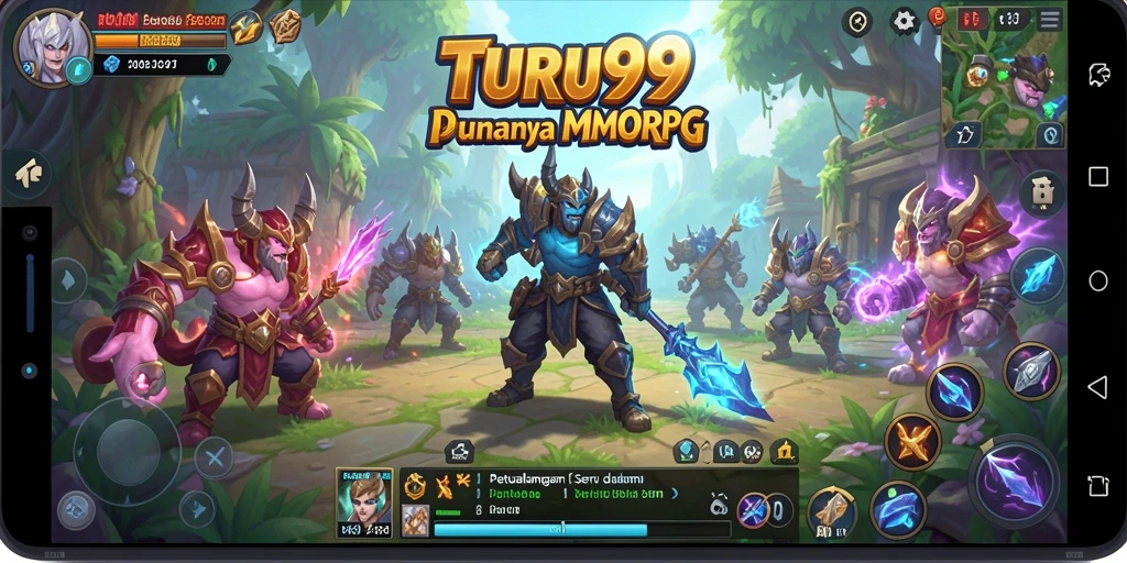 Menampilkan gameplay seru dan pemandangan indah dari dunia <strong>TURU99</strong>.