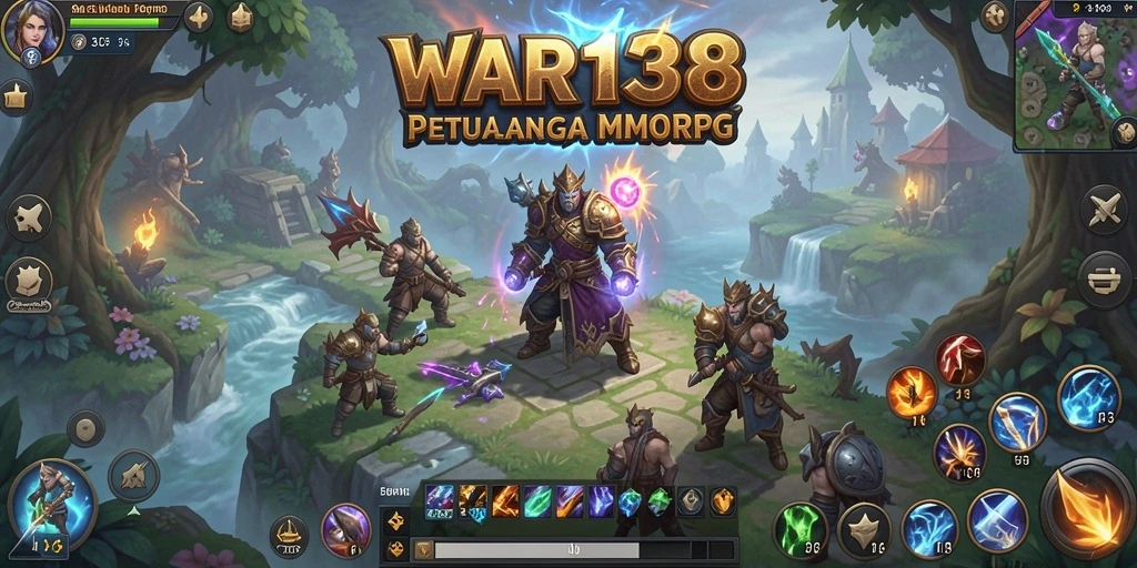 Tangkapan layar dari WAR138 menampilkan aksi seru dalam pertempuran epik.